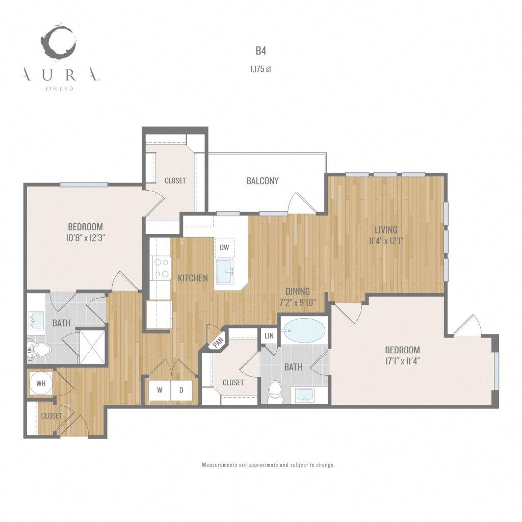 Aura One90 Apartments B4 Floor Plan Aura One90 Apartments B4 Floor Plan